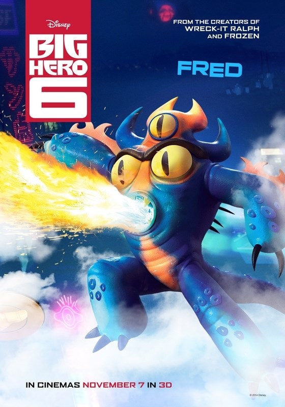 

Постер к мультфильму "Город героев" (Big Hero 6) A4