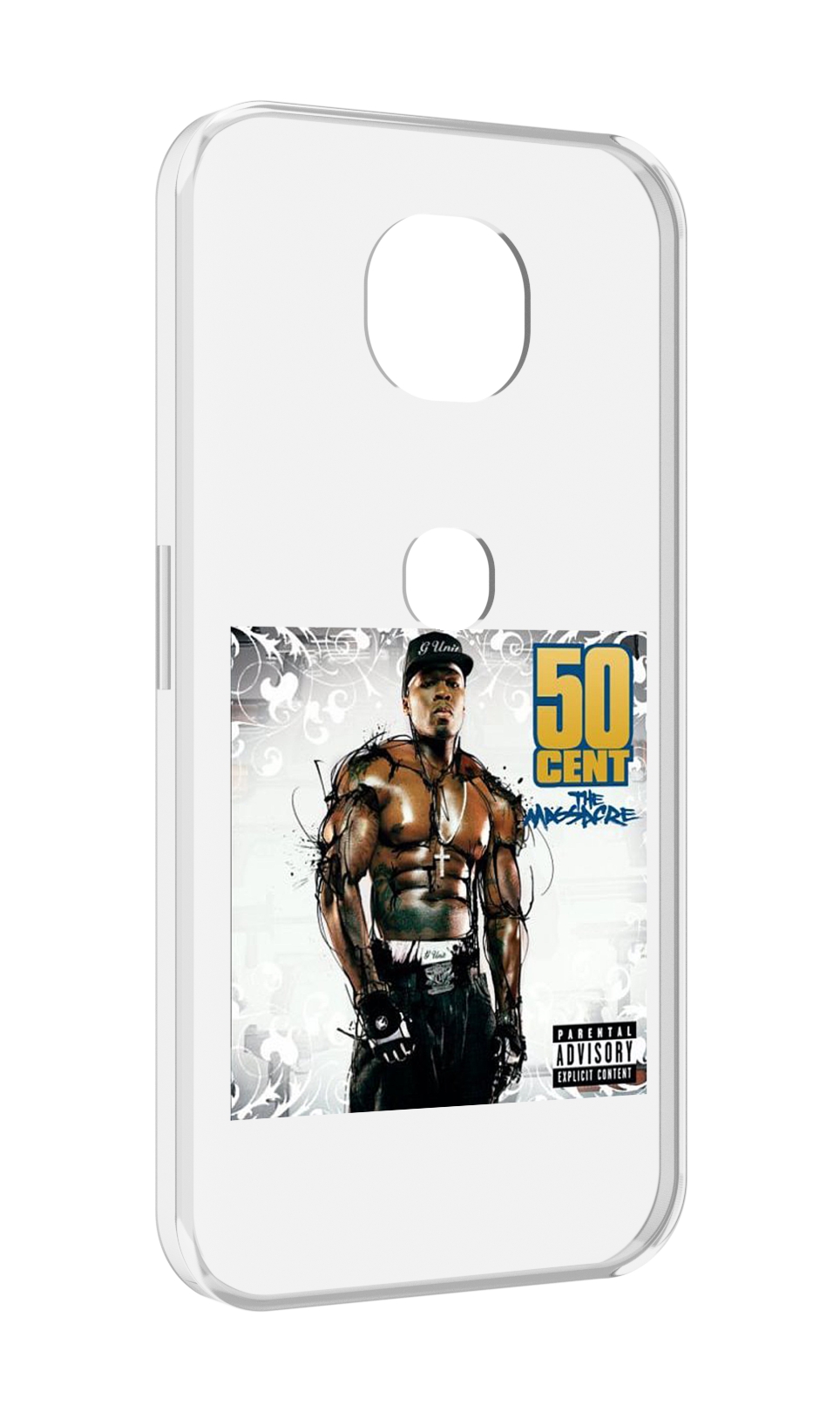 

Чехол MyPads 50 Cent - The Massacre для Motorola Moto G5S (XT1799-2), Прозрачный, Tocco