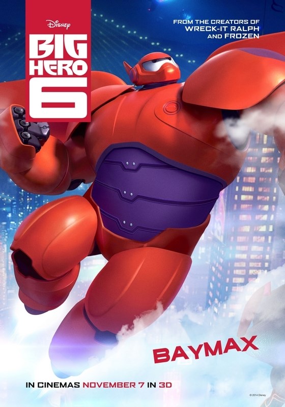 

Постер к мультфильму "Город героев" (Big Hero 6) A4