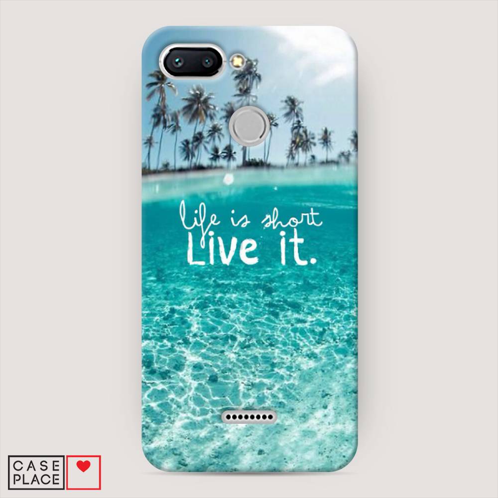 

Пластиковый чехол "Live it" на Xiaomi Redmi 6