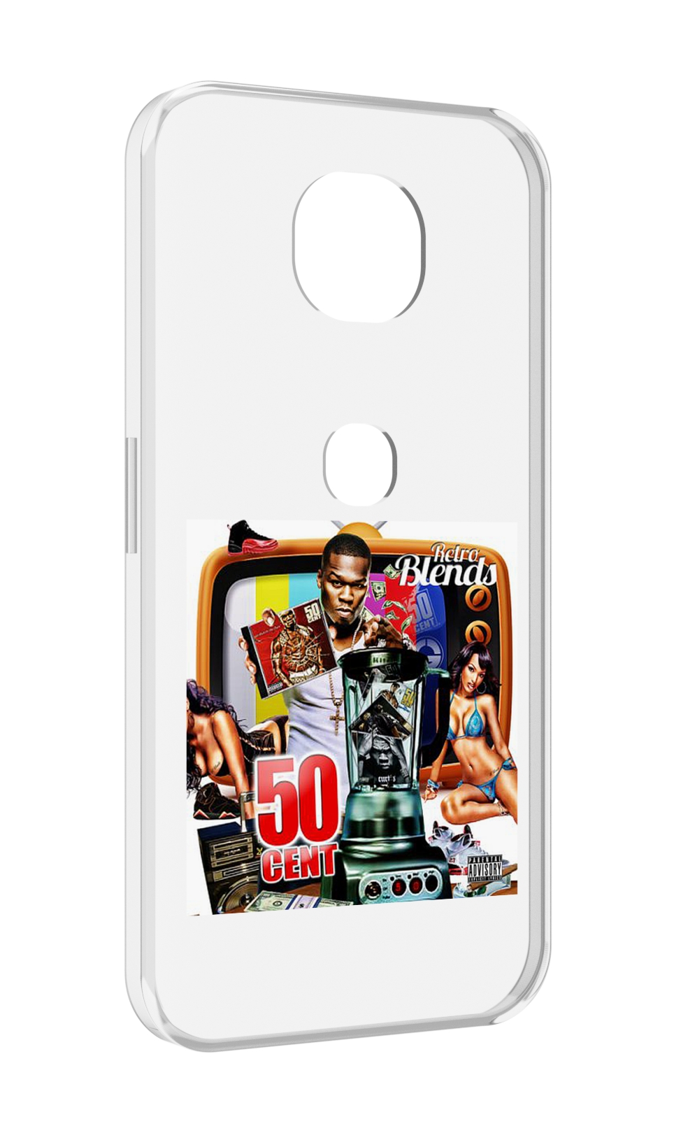 

Чехол MyPads 50 Cent - Retro 50 Cent Blends для Motorola Moto G5S (XT1799-2), Прозрачный, Tocco