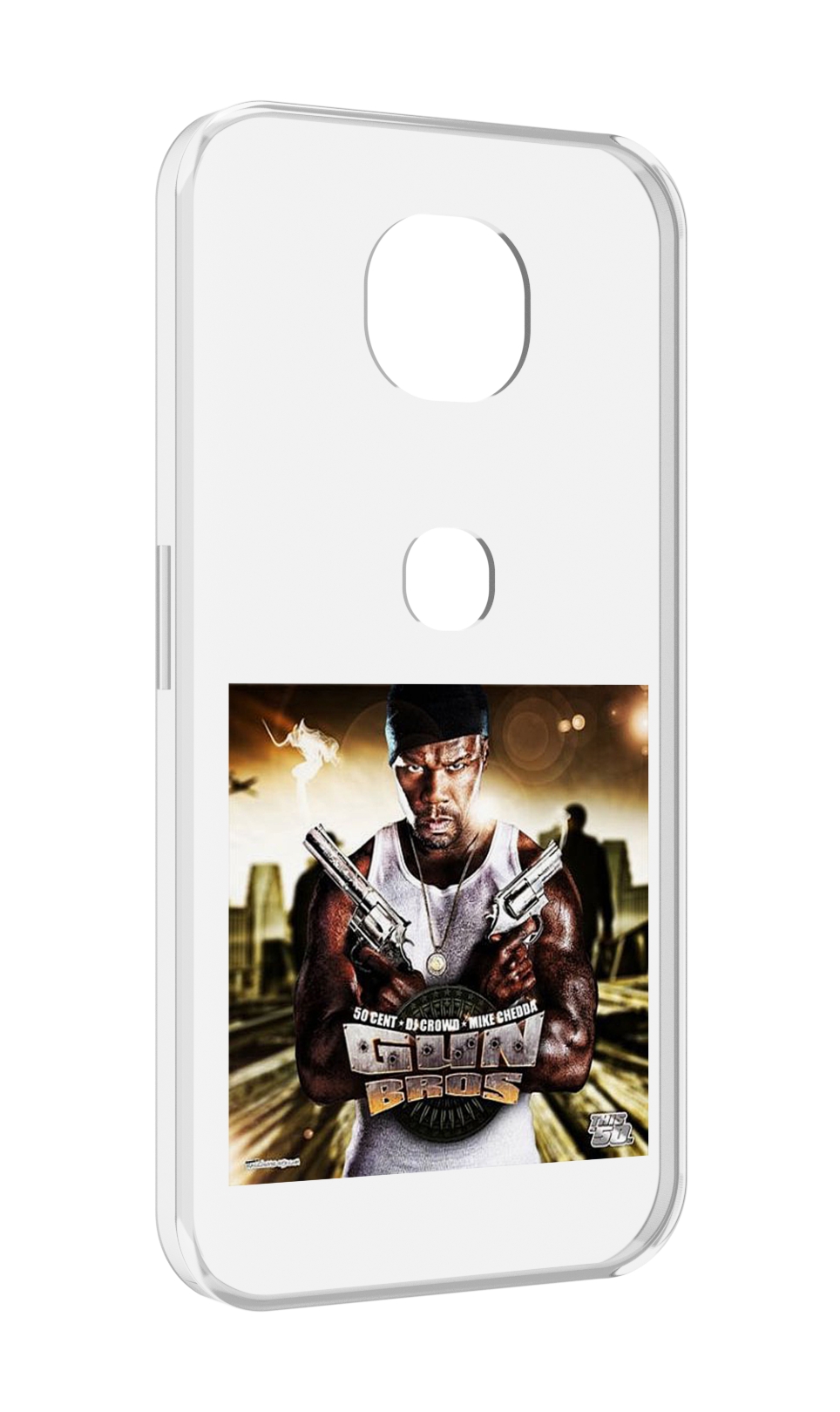 

Чехол MyPads 50 Cent - Gun Bros для Motorola Moto G5S (XT1799-2), Прозрачный, Tocco