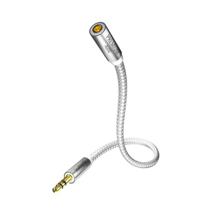 

Удлинитель 1xMini Jack - 1xMini Jack Inakustik 004102075 Premium MP3 Audio 7.5m, Черный, 004102075 Premium MP3 Audio