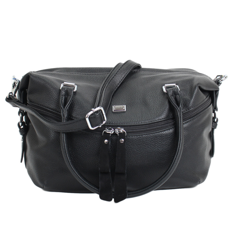 

Сумка Женская Vishnia Чёрная на плечо 80096 black, 80096 black