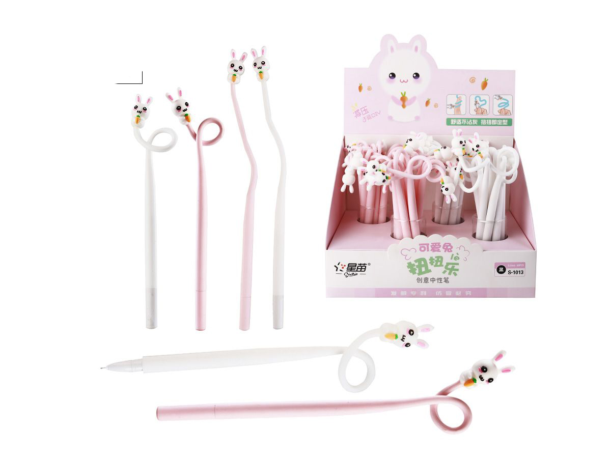

Ручка гелевая Mazari Twisted Bunny пишущий узел 0,5 мм цвет чернил синий