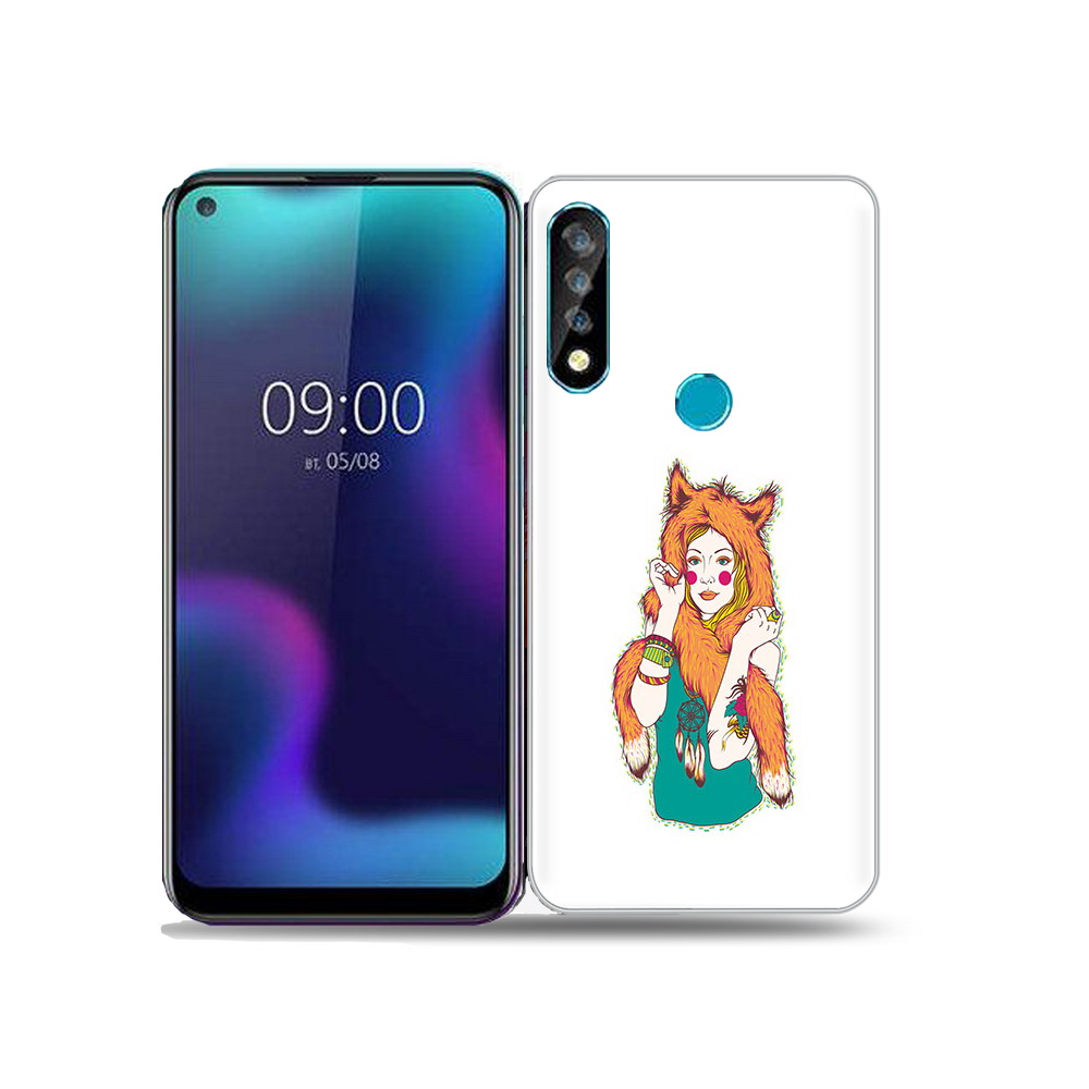 

Чехол MyPads Tocco для BQ 6424L Девушка лиса, Прозрачный, Tocco