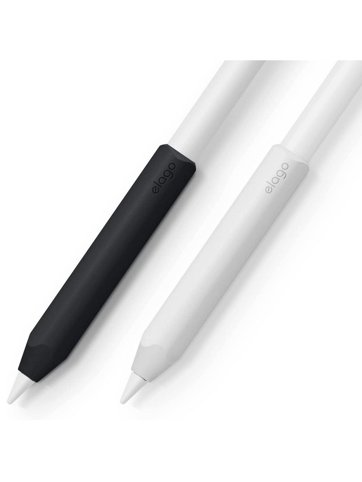 Чехол Elago для Apple Pencil 2 Grip silicone holder (2 шт.) White/Black