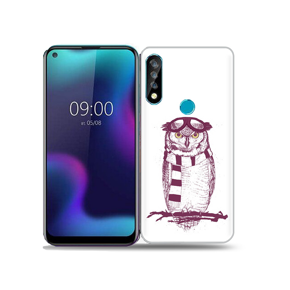 

Чехол MyPads Tocco для BQ 6424L сова-летчик, Прозрачный, Tocco