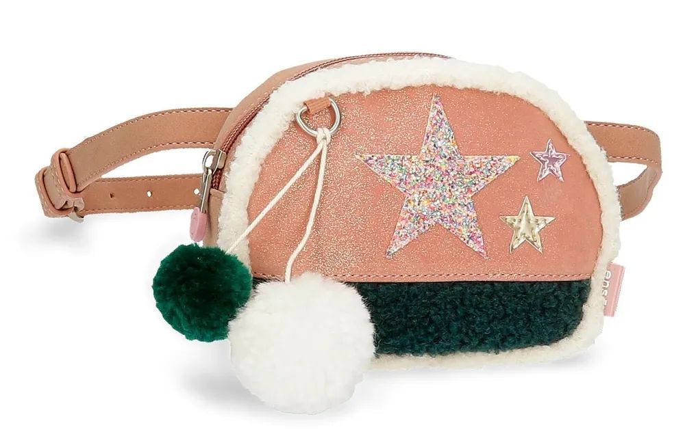 

Сумка на пояс для девочки Enso Shine Star, Розовый, Funny bag Shine star