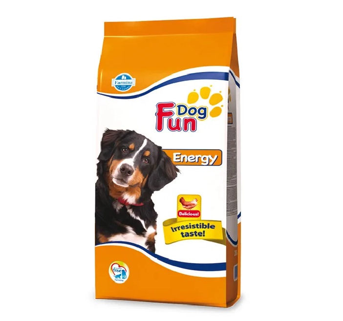 фото Сухой корм для собак farmina fun dog energy, для активных, курица, 20кг