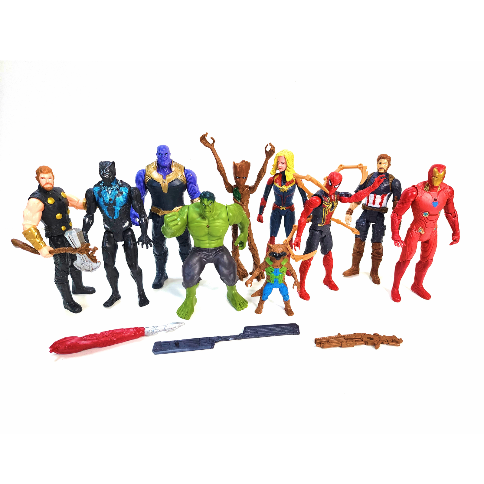 Фигурки супергероев Мстители (Avengers), детский набор игрушек для мальчика