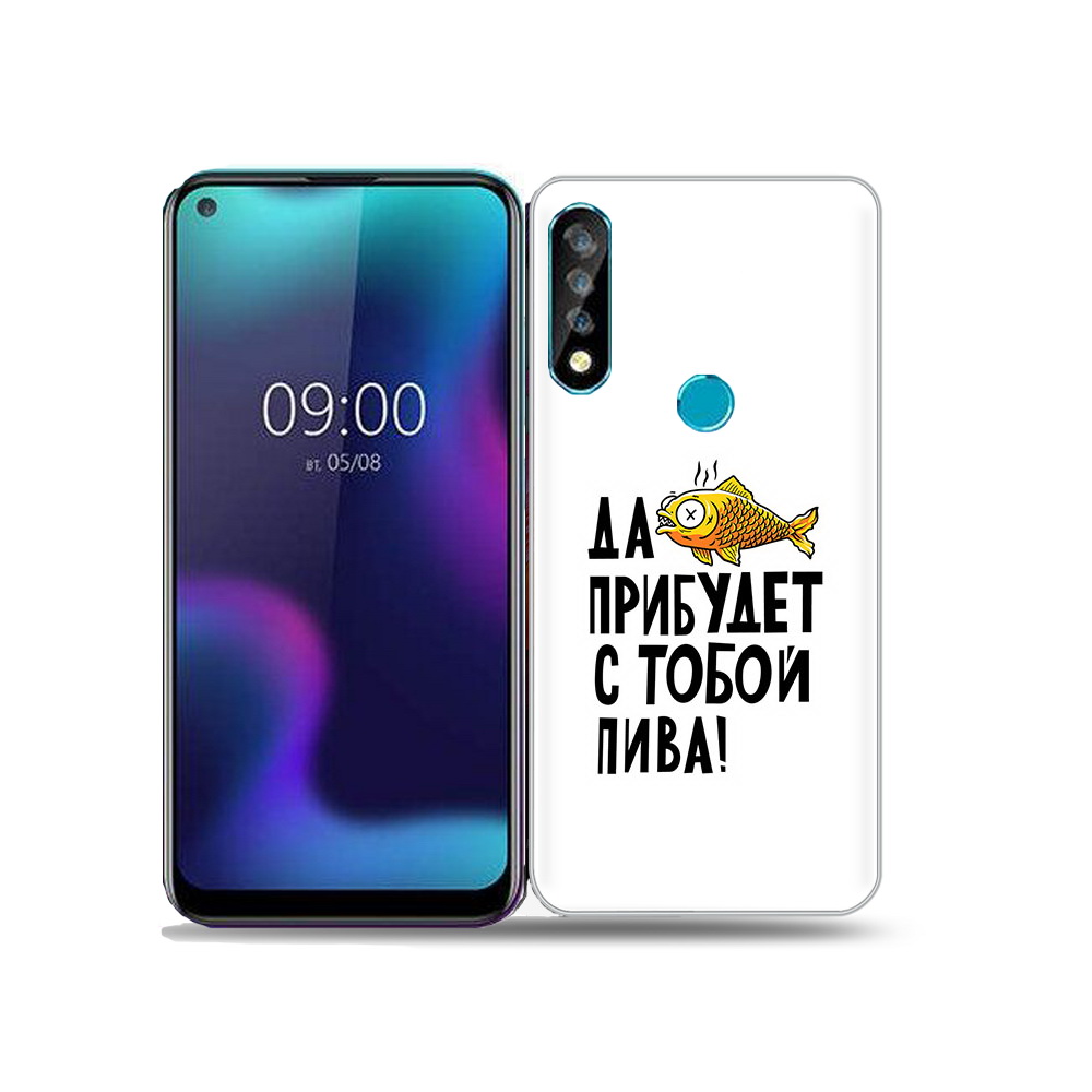 

Чехол MyPads Tocco для BQ 6424L ДА прибудет с тобой пива, Прозрачный, Tocco