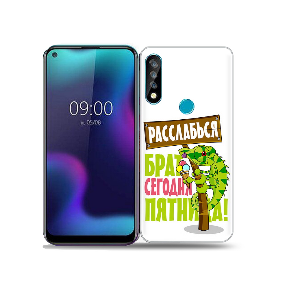 

Чехол MyPads Tocco для BQ 6424L пятница, Прозрачный, Tocco
