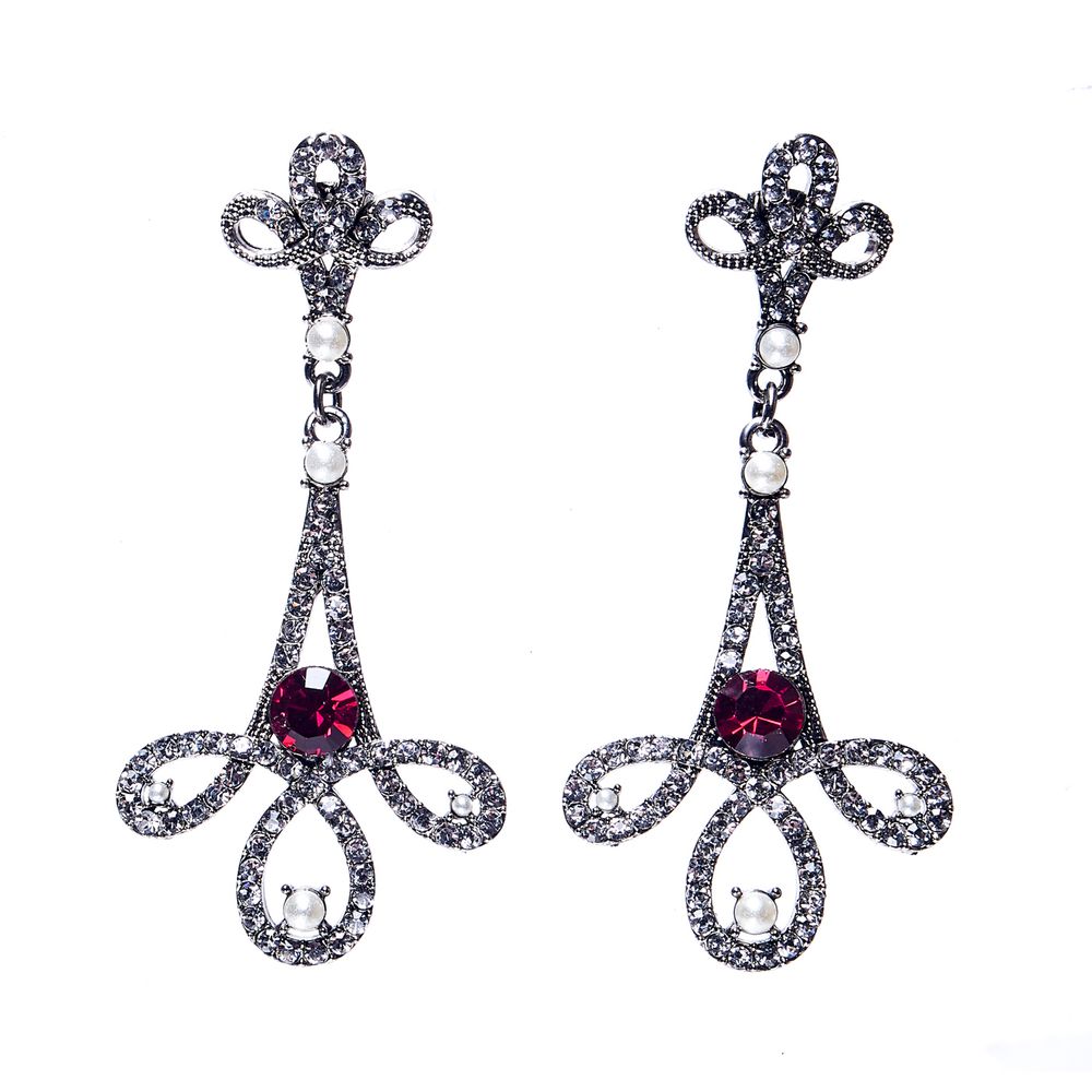 

Серьги из бижутерного сплава с swarovski Moon Paris MV-1811-018, MV-1811-018