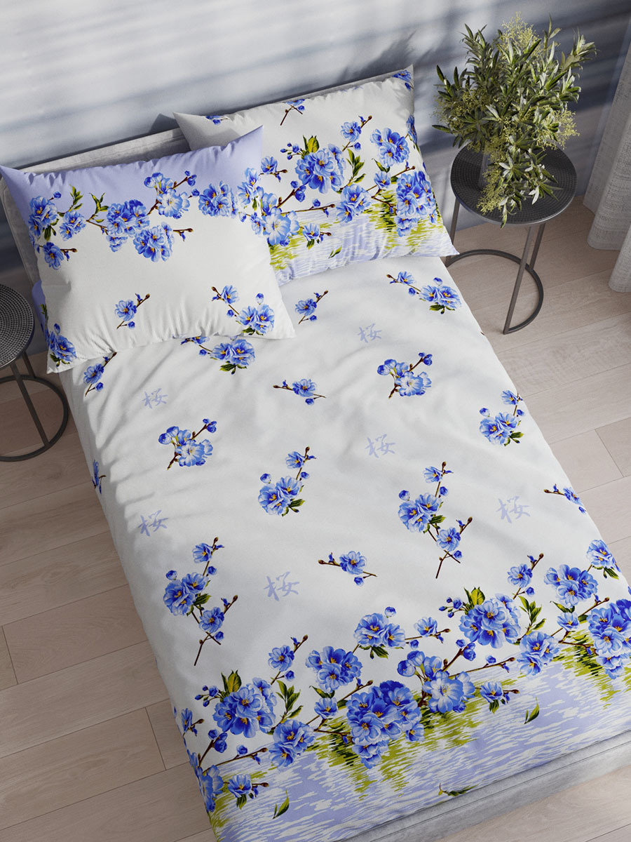 

Простынь на резинке Сказка Ханами 120х200 см