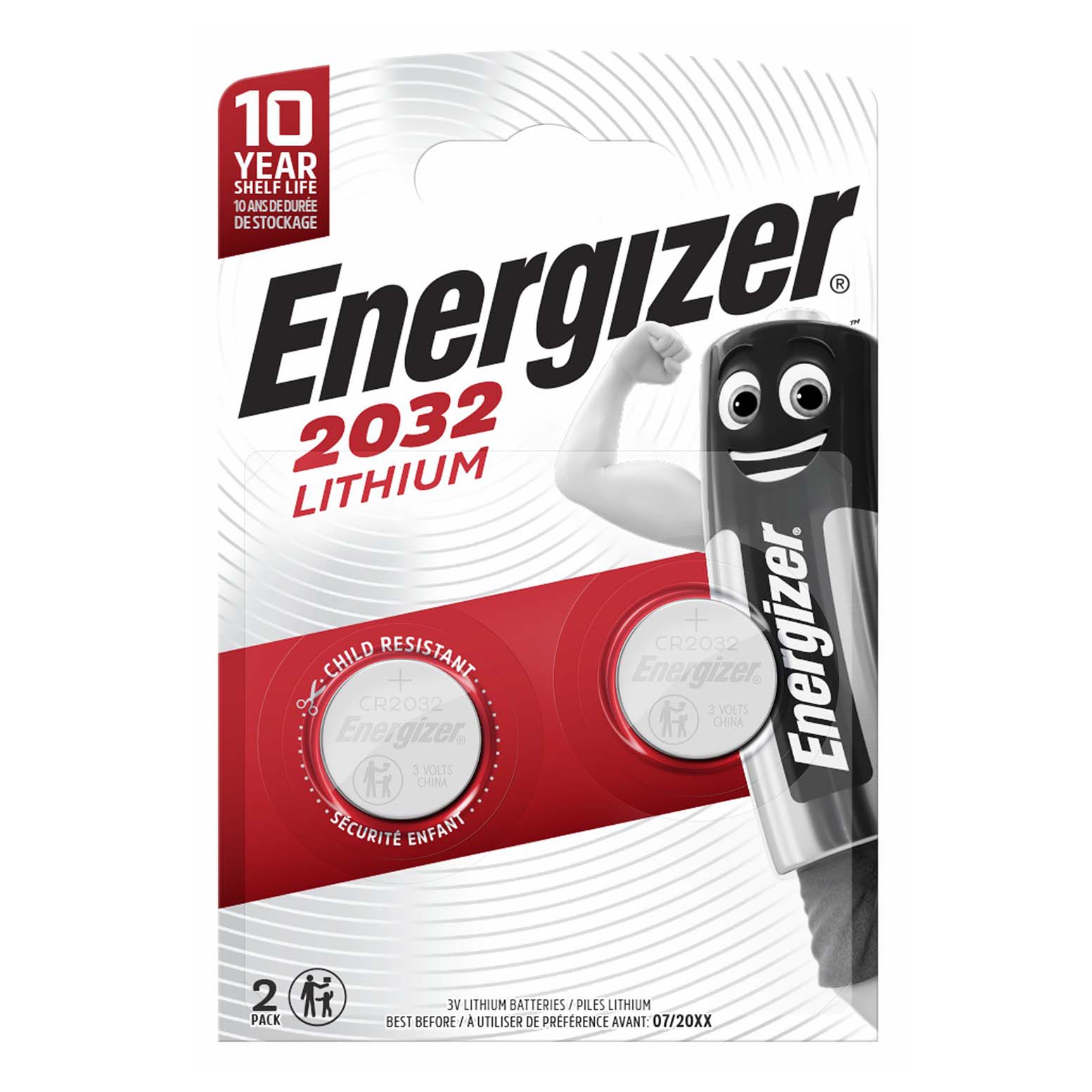 Батарейки Energizer Lithium CR2032 2 шт