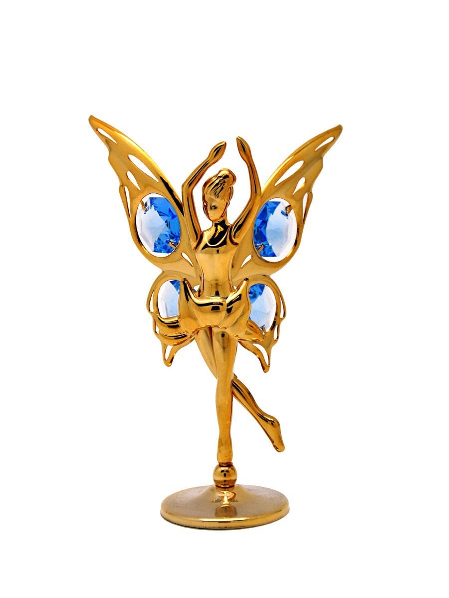 

Фигурка Crystocraft Фея с кристаллами, Золотистый