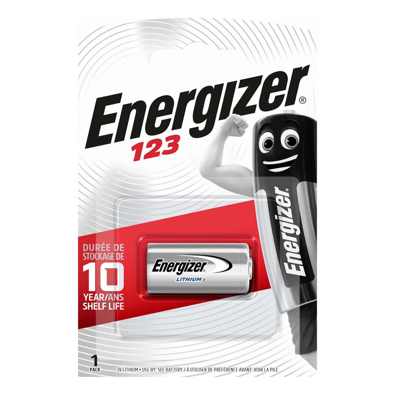 Батарейка Energizer Photo Lithium 123 FSB1