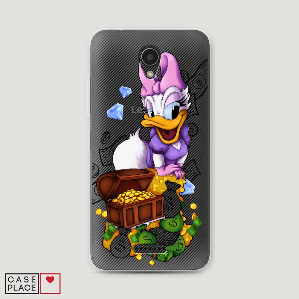 

Чехол на Lenovo Vibe B "Rich Daisy Duck", Коричневый;белый;фиолетовый, 112450-6