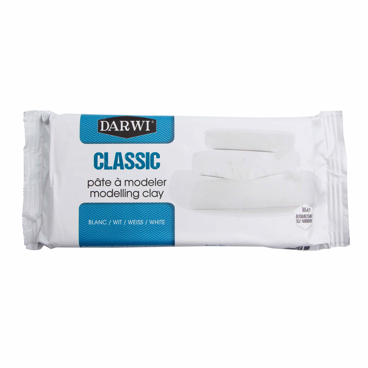 Паста для моделирования Darwi Classic, белая, 1 кг Darwi паста для моделирования 250 грамм белая