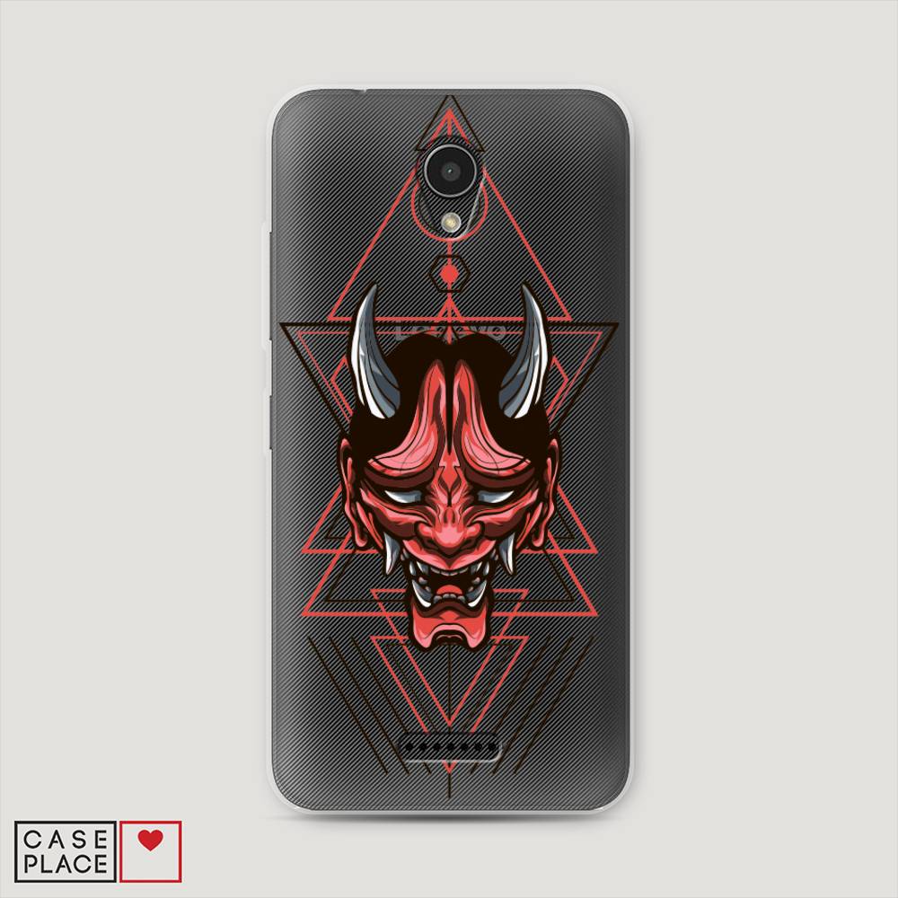 

Чехол на Lenovo Vibe B "Hanya Oni mask", Серый;красный;черный, 112450-4