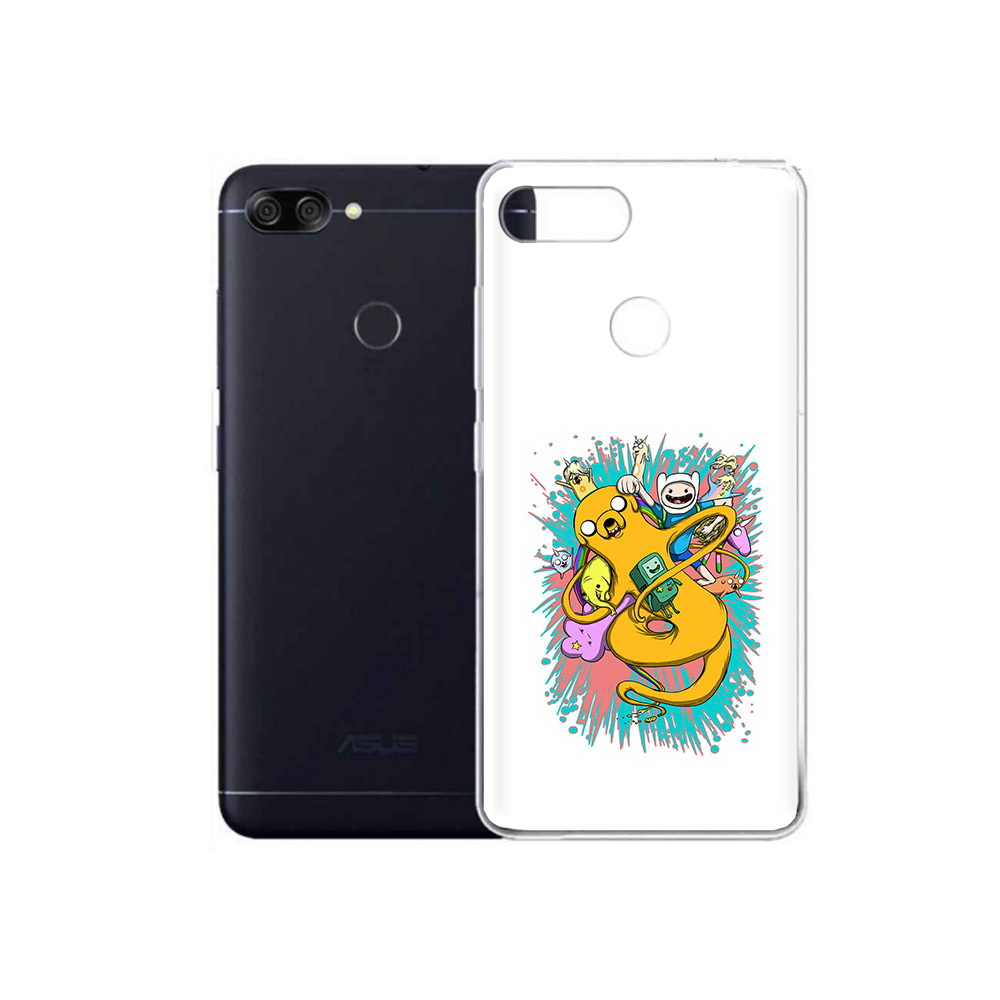 

Чехол MyPads Tocco для Asus ZenFone Max Plus M1 (ZB570TL) время приключений рисунок, Прозрачный, Tocco