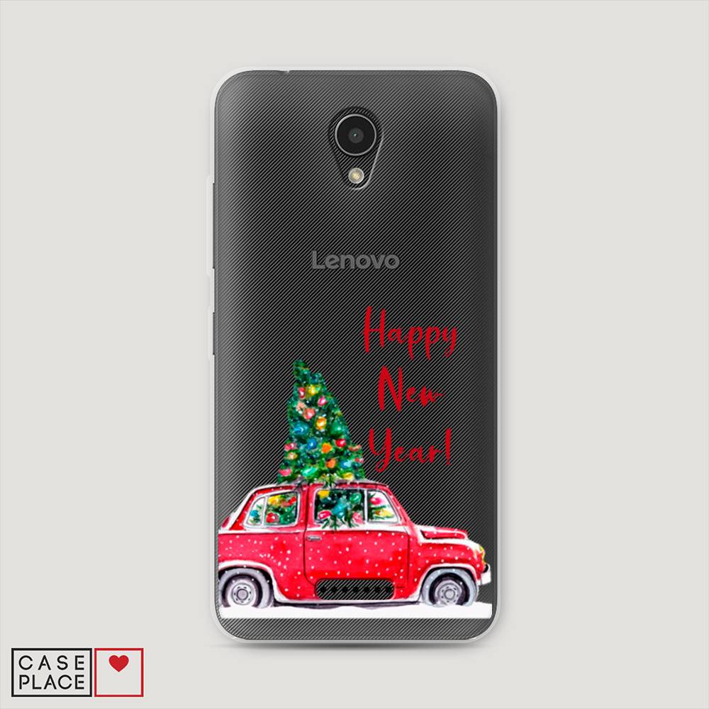 

Чехол на Lenovo Vibe B "Happy New Year", Красный;зеленый, 112450-5