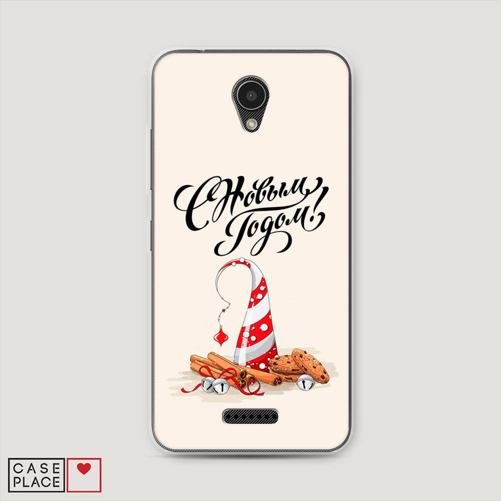 

Чехол на Lenovo Vibe B "Подарки на Новый Год", Бежевый;красный;черный, 112450-5