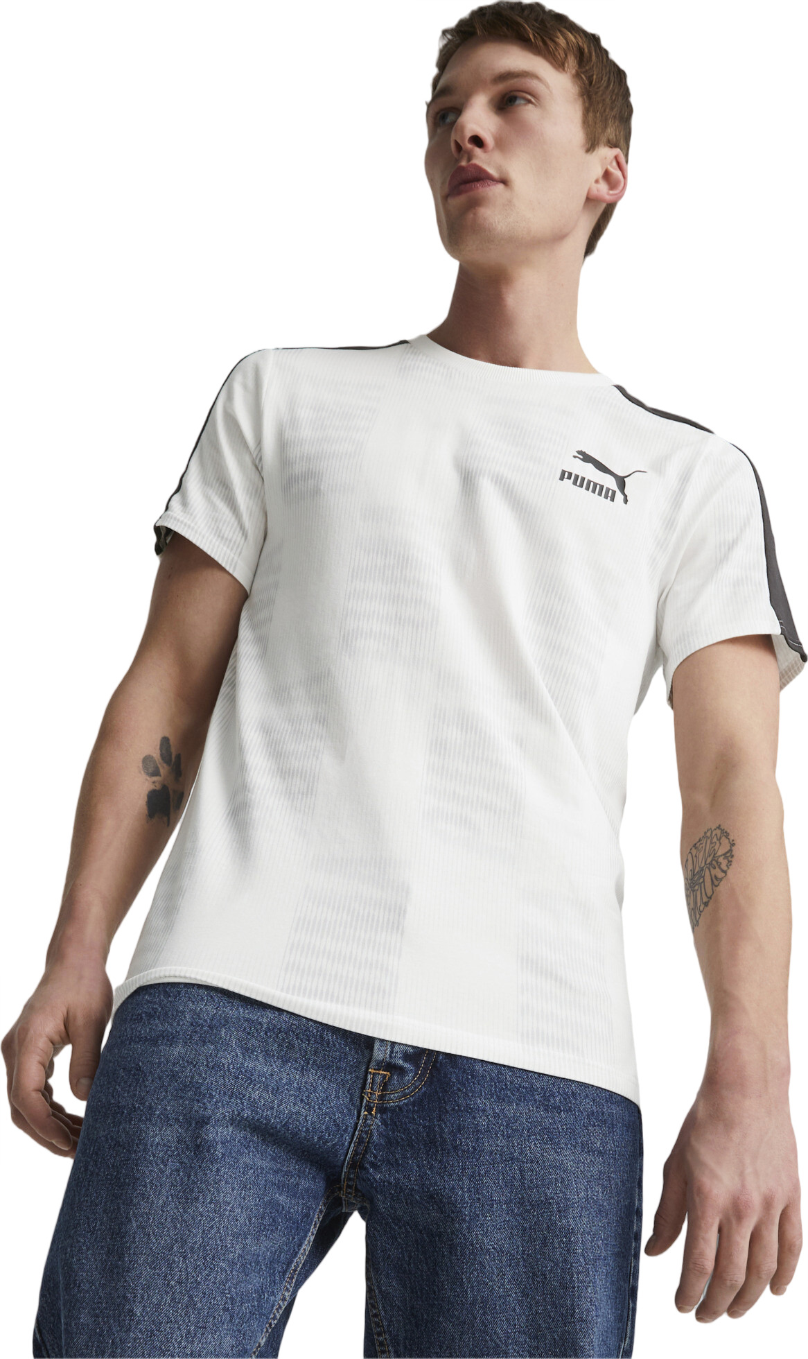 

Футболка мужская PUMA 53962602 белая 2XL, Белый, 53962602