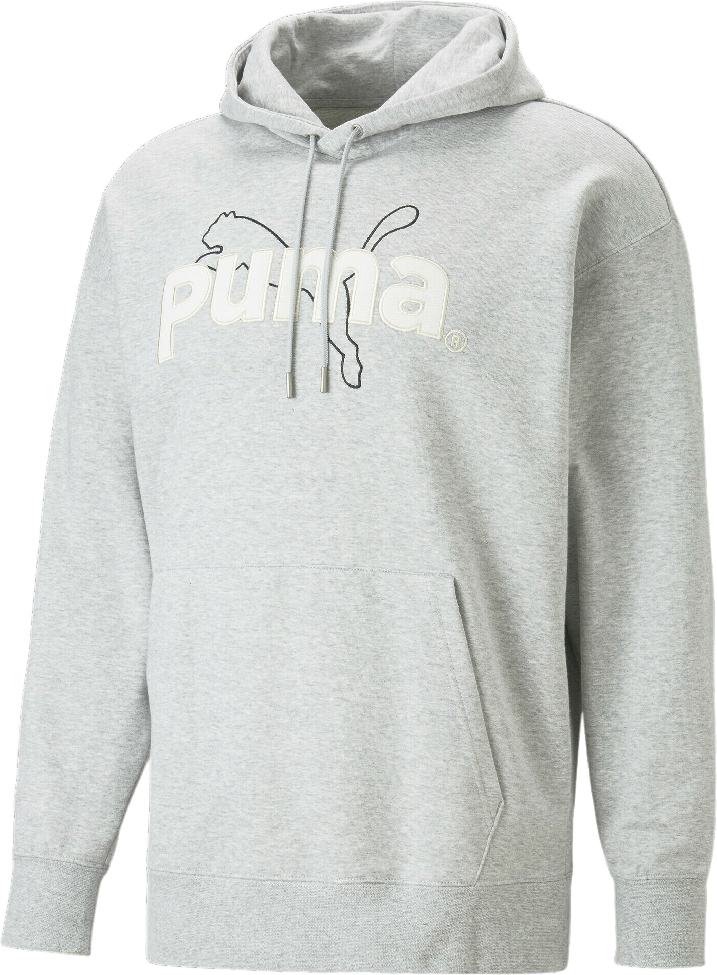 Худи мужское PUMA 53825904 серое 2XL