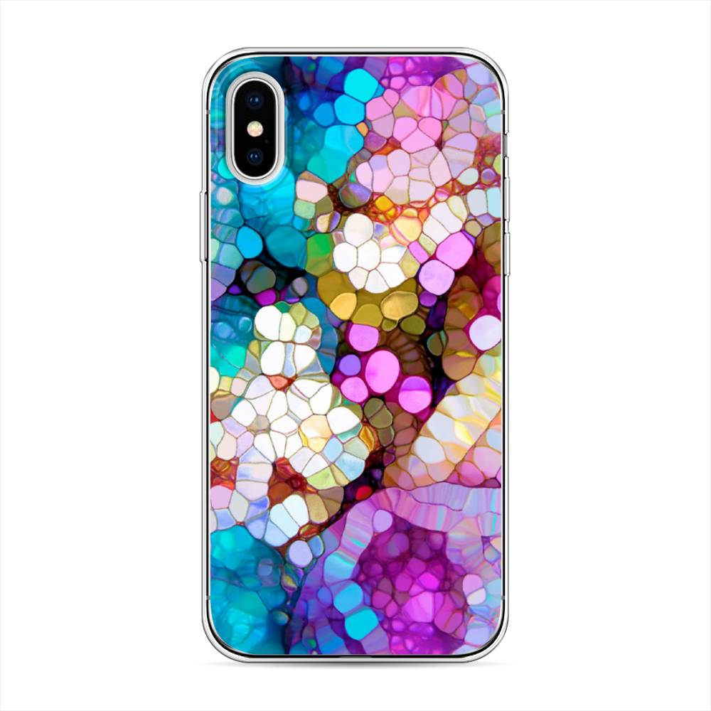

Чехол Awog на Apple iPhone XS (10S) / Айфон XS (10S) "Калейдоскоп", 11850-3