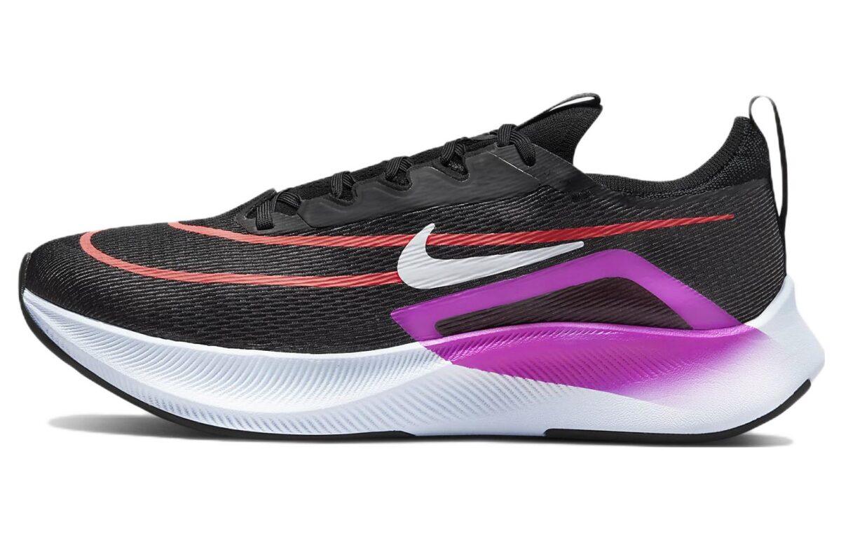 

Кроссовки унисекс Nike Zoom Fly 4 черные 38.5 EU, Черный, Zoom Fly 4