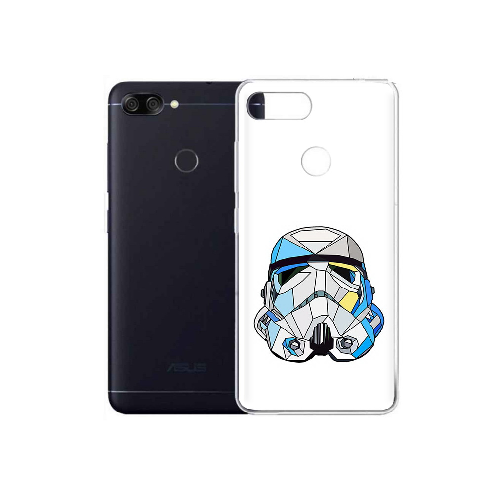 

Чехол MyPads Tocco для Asus ZenFone Max Plus M1 (ZB570TL) star wars дарт вейдер, Прозрачный, Tocco