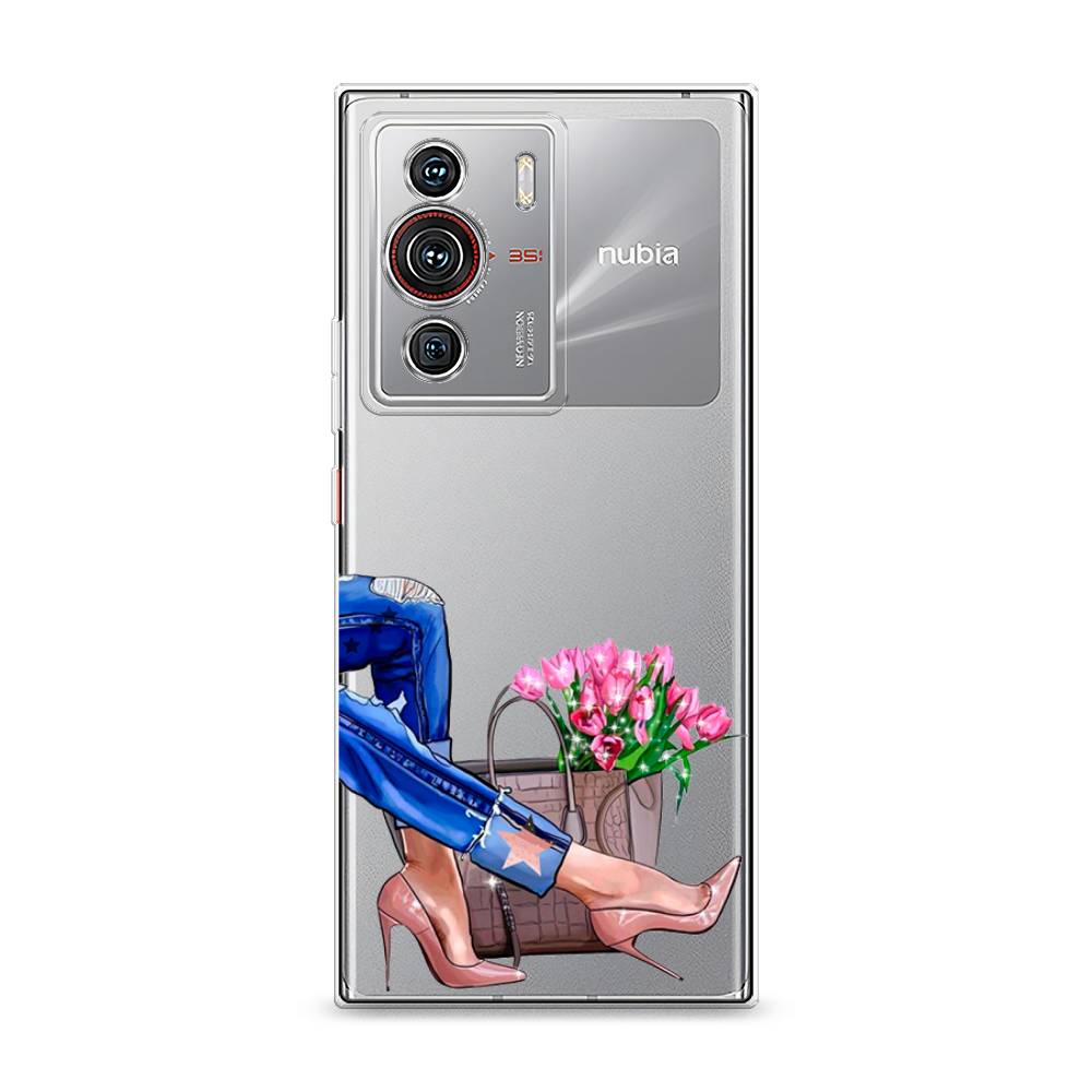 

Чехол Awog на ZTE Nubia Z40 Pro / ЗТЕ Нубиа Z40 Pro "Каблучки", Разноцветный, 135850-7