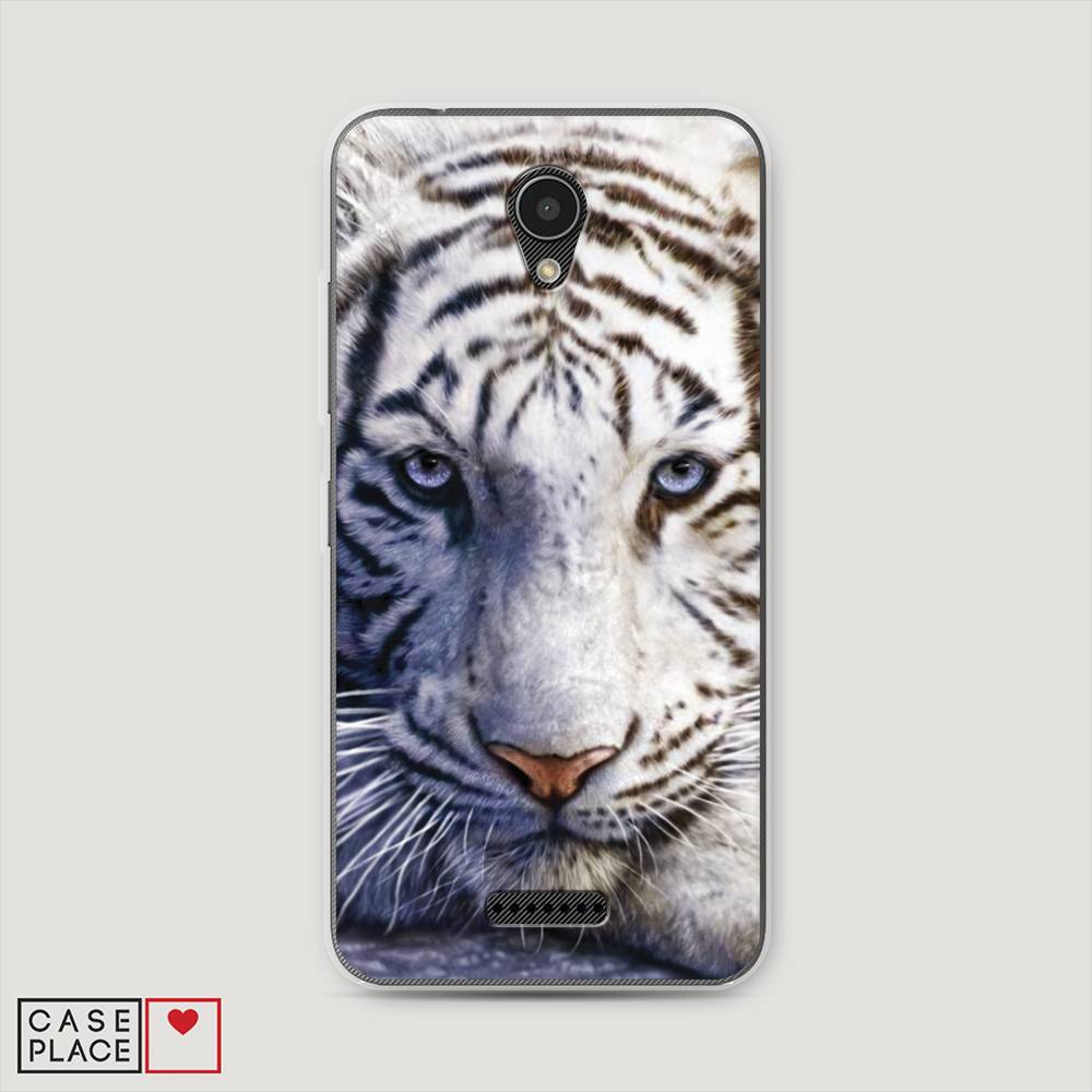 

Чехол на Lenovo Vibe B "Бенгальский тигр", Коричневый;белый, 112450-1