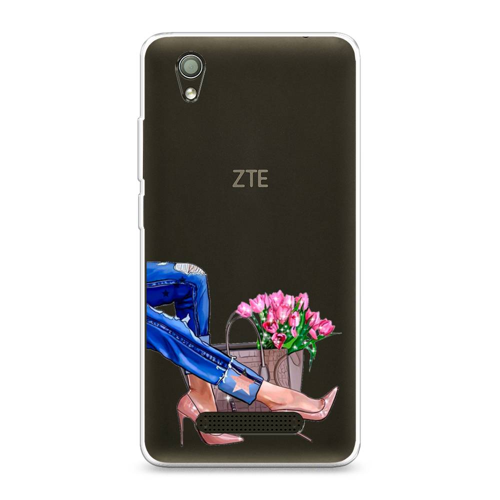 

Чехол Awog на ZTE Blade X3 / ЗТЕ Блэйд X3 "Каблучки", Разноцветный, 130650-7