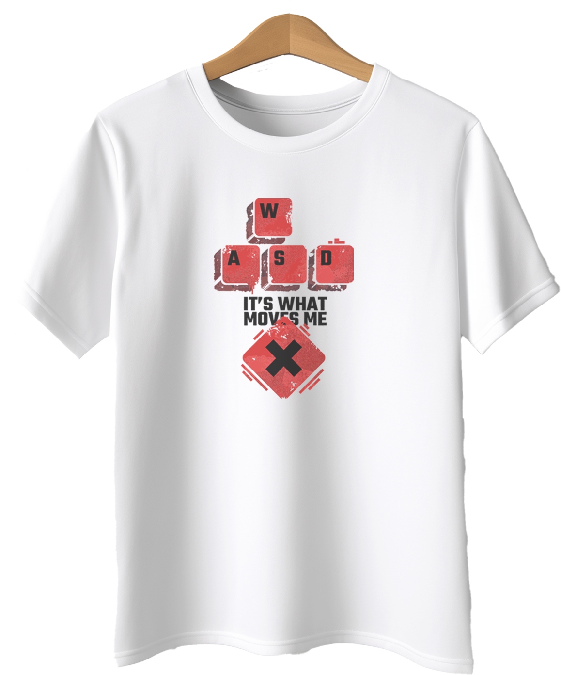 

Футболка унисекс MustHaveWear tshirtWasd белая XS, Белый, tshirtWasd