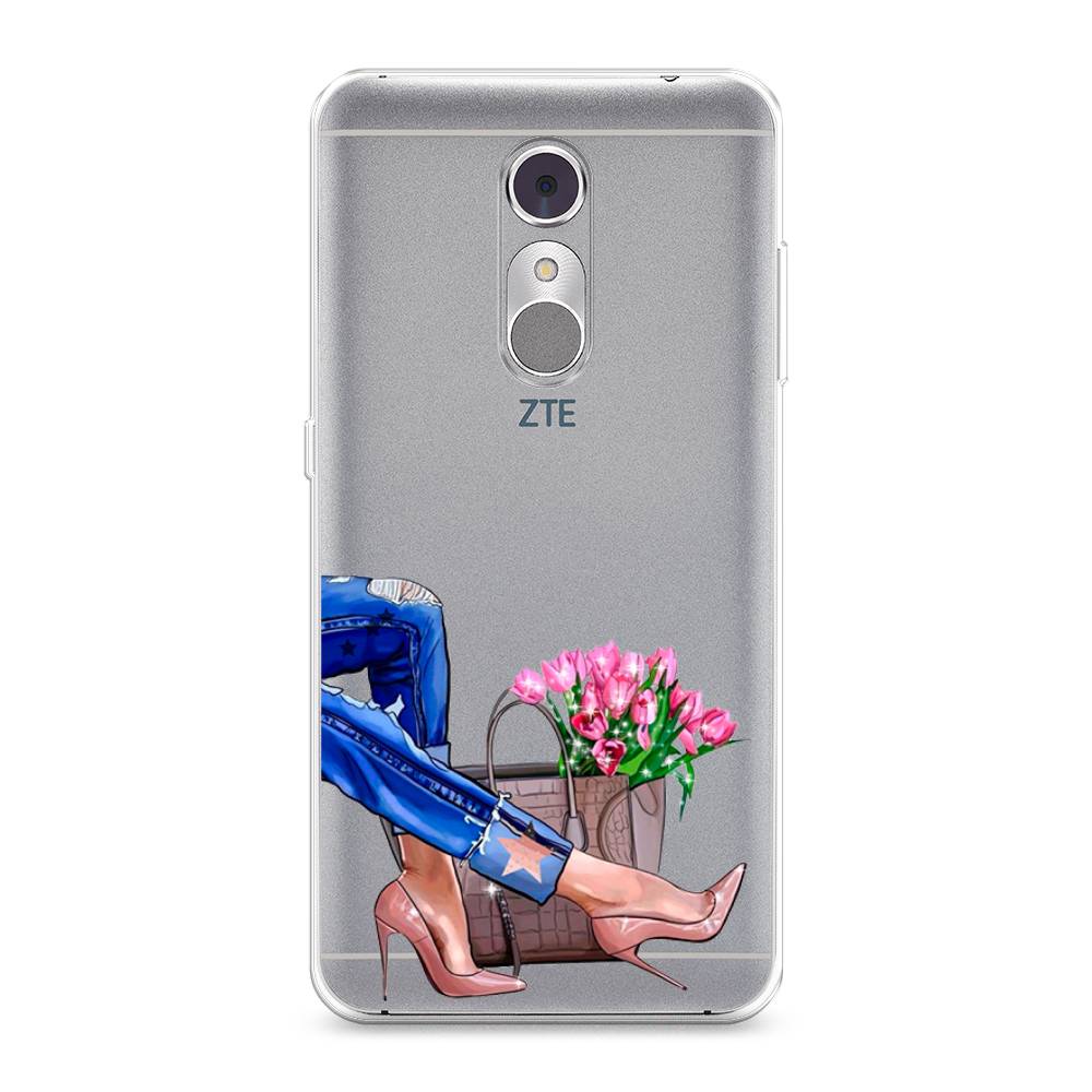 

Чехол Awog на ZTE Blade A910 / ЗТЕ Блэйд A910 "Каблучки", Разноцветный, 131850-7