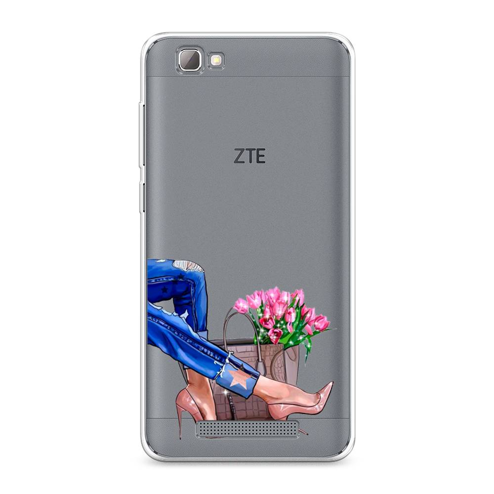 

Чехол Awog на ZTE Blade A610 / ЗТЕ Блэйд A610 "Каблучки", Разноцветный, 130950-7