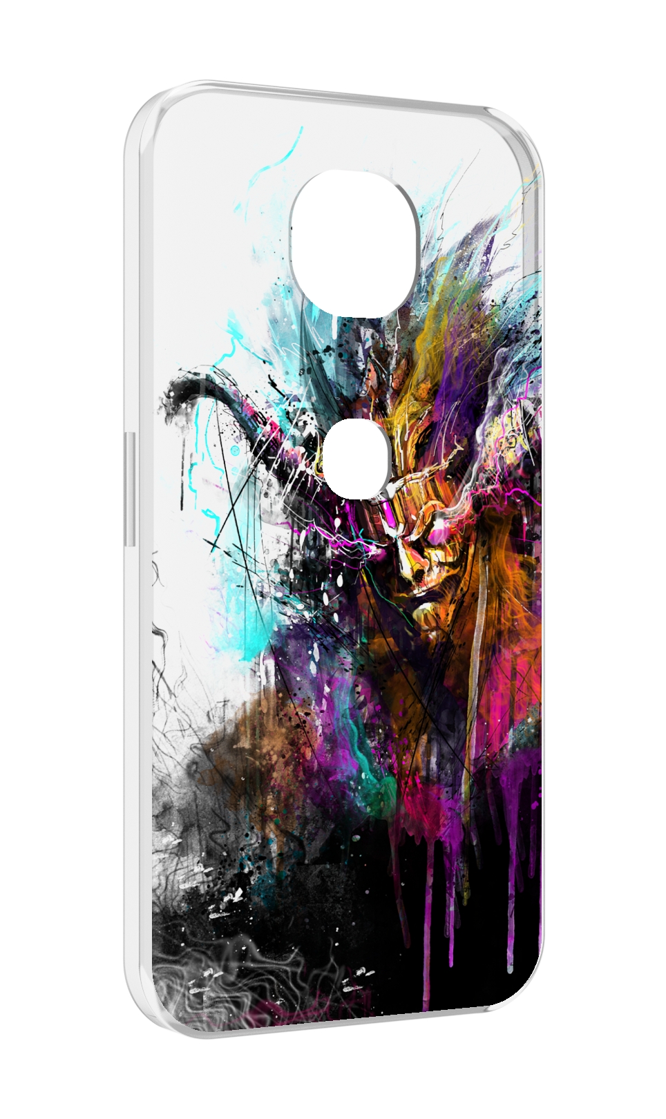 

Чехол MyPads яркий дьявол для Motorola Moto G5S (XT1799-2), Прозрачный, Tocco