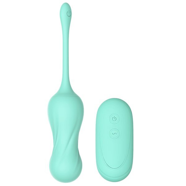 Зеленое виброяйцо Sweet Apple с пультом ДУ зеленый