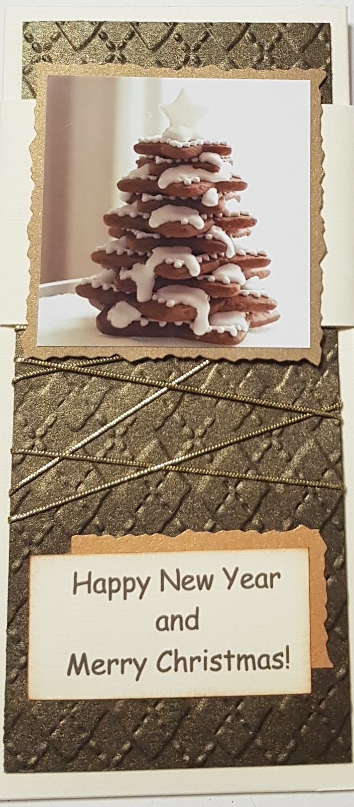 

Открытка ручной работы "Happy New Year!" + конверт, Открытки ручной работы