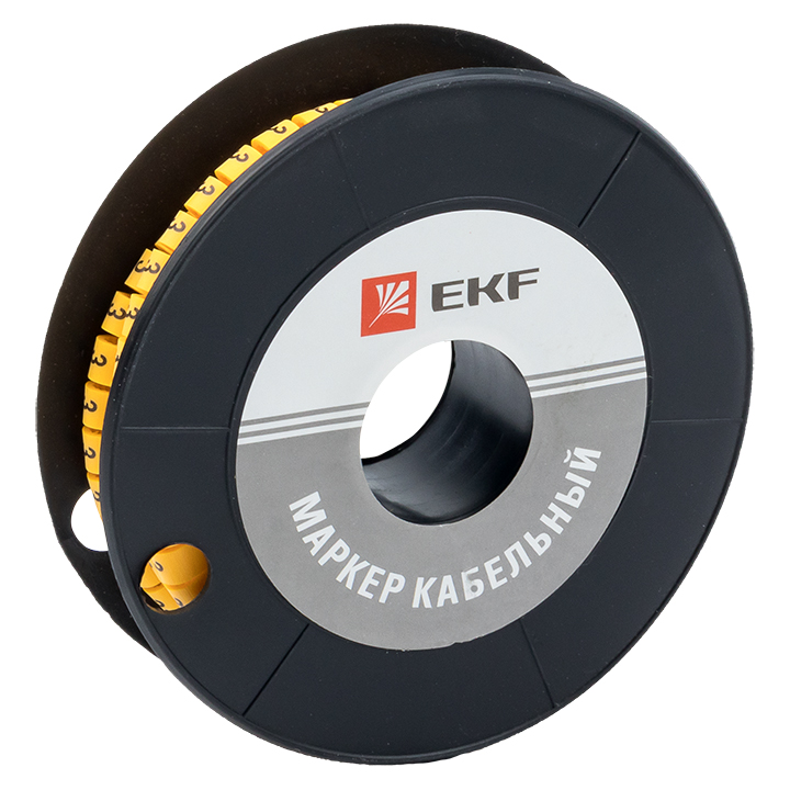 Маркер кабельный EKF PROxima 2,5 мм2 