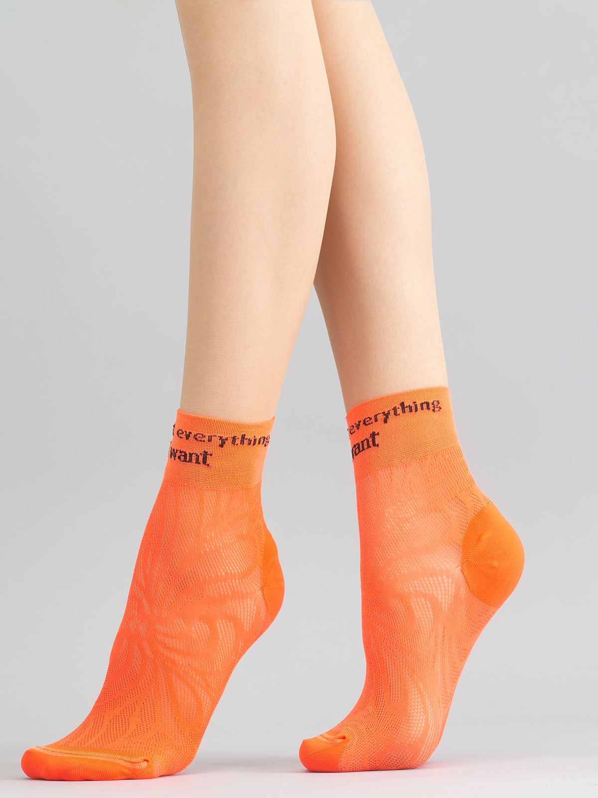 фото Капроновые носки женские giulia ws2 neon pa 009 оранжевые uni