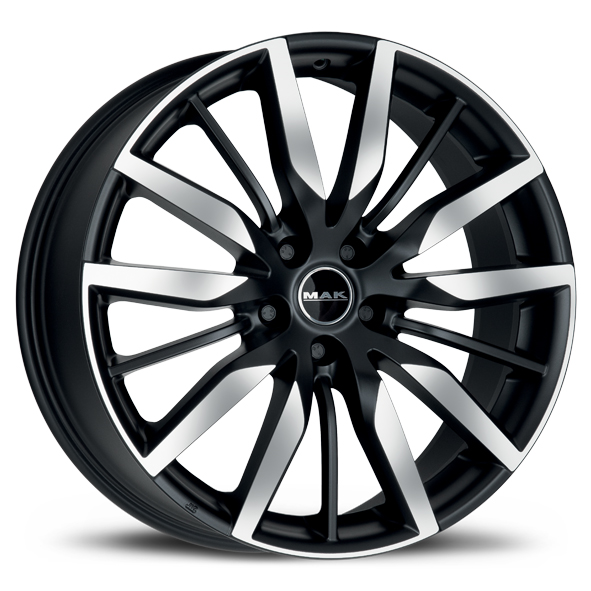 

Колесный диск MAK Barbury (IB) 8xR19 ET28 5*112 D66.45, Черный;серебристый