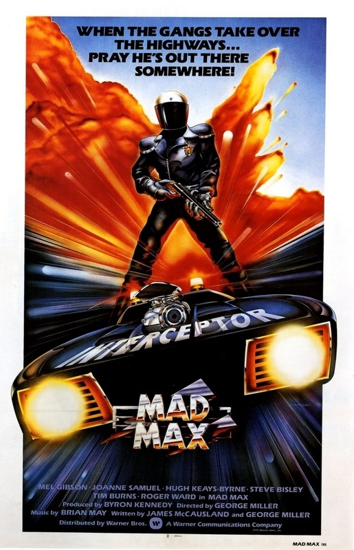 

Постер к фильму "Безумный Макс" (Mad Max) Оригинальный 65,3x101,6 см