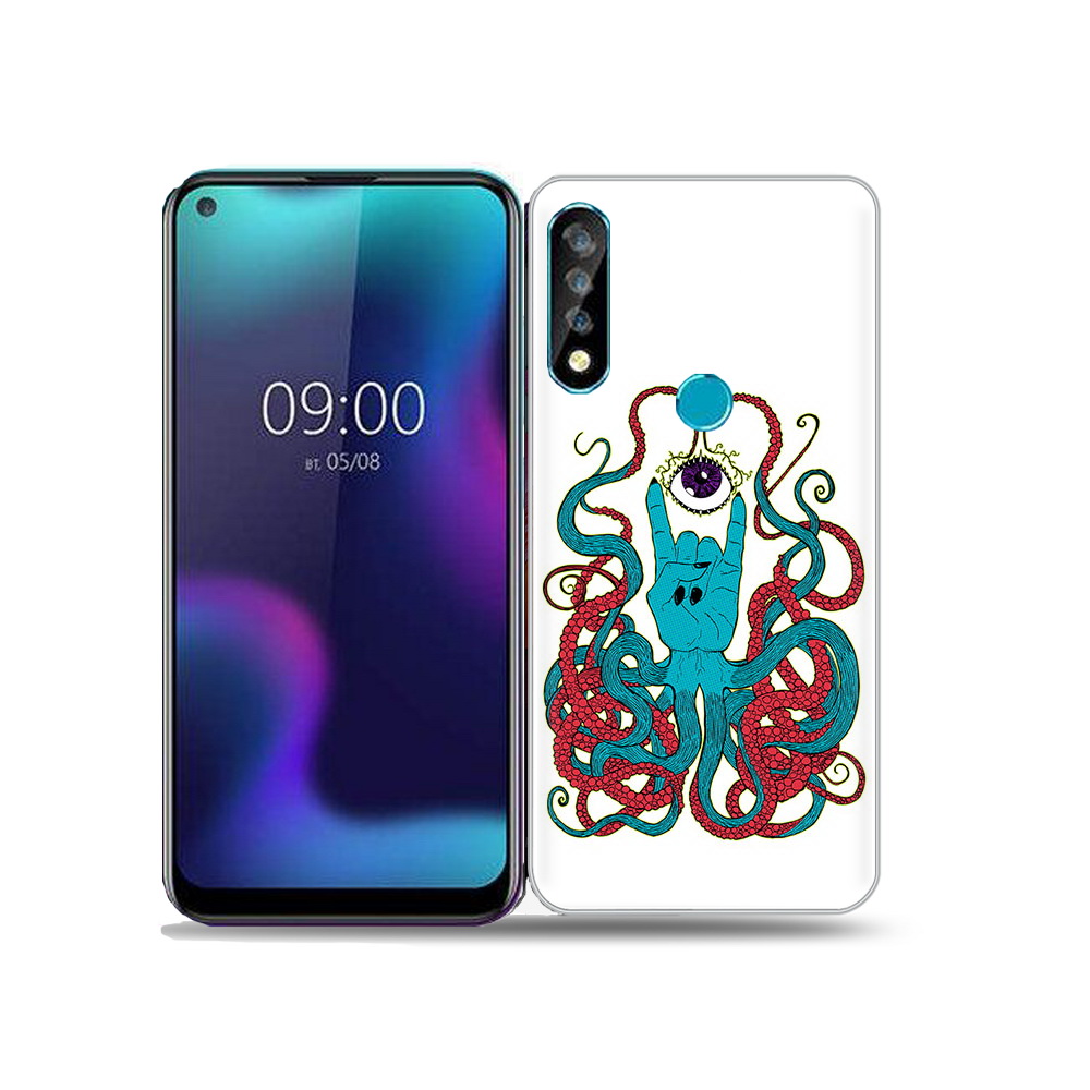 

Чехол MyPads Tocco для BQ 6424L осьминог-рука абстракция, Прозрачный, Tocco