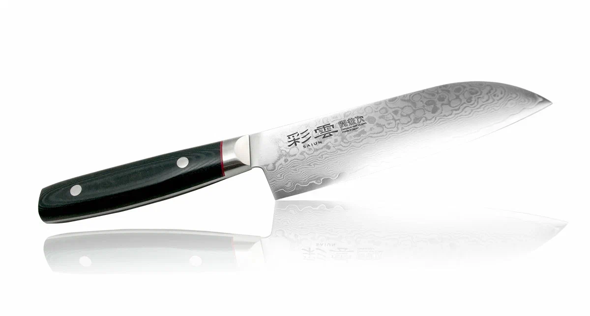 Кухонный Шеф Нож Сантоку Kanetsugu 9003, лезвие 17 см, лезвие VG10, Япония