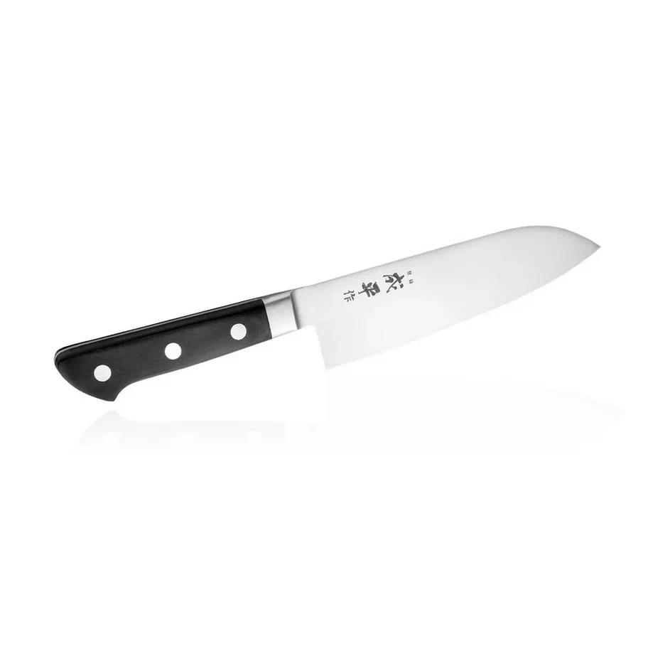 фото Кухонный нож сантоку, японский шеф нож сантоку fuji cutlery, япония, fc-47