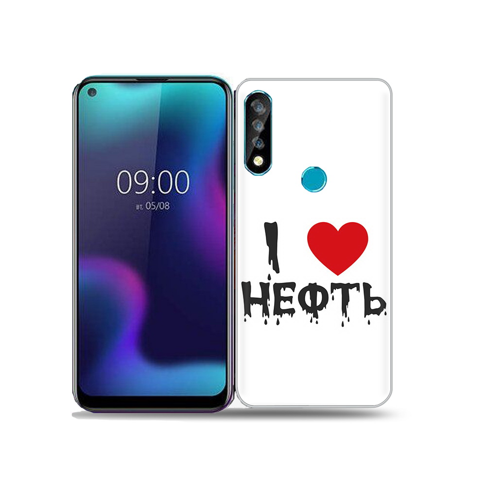 

Чехол MyPads Tocco для BQ 6424L нефть, Прозрачный, Tocco